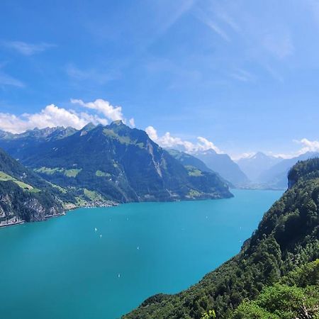Ferienwohnung Solohike Mountainview Seelisberg Exterior foto