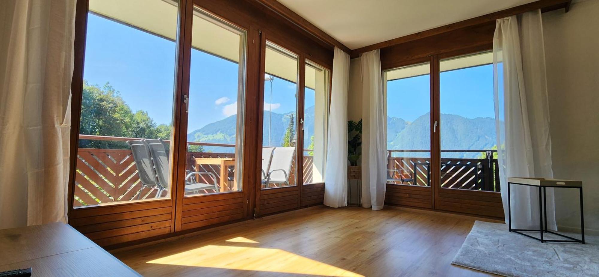 Ferienwohnung Solohike Mountainview Seelisberg Exterior foto